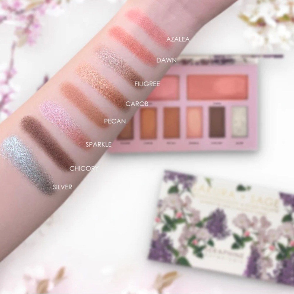 Sakura + Sage - Vegan Eyeshadow & Blush Palette - Picture 2 of 5